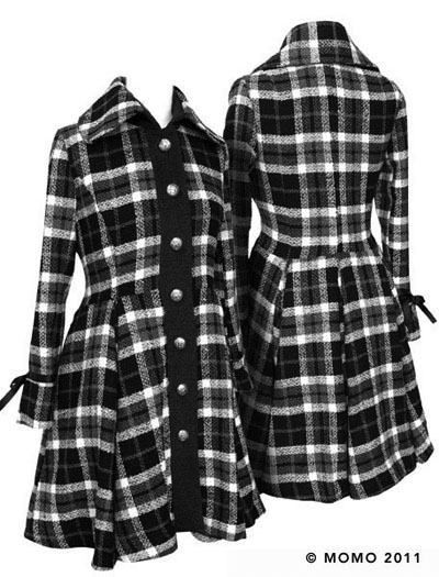 plaid coat